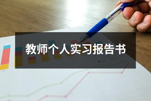 教师个人实习报告书