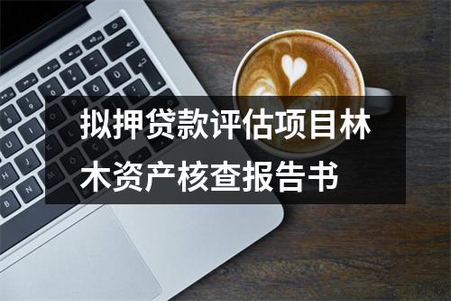 拟押贷款评估项目林木资产核查报告书