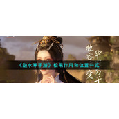 《逆水寒手游》松果作用和位置一览