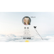 高逼格个人简历幻灯片模板