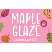 Maple glaze字体