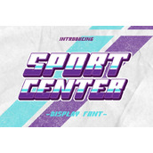 Sport center字体