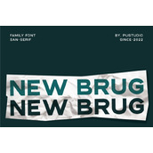 New brug字体