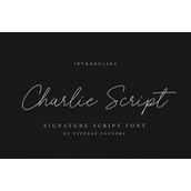Charlie script字体