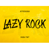 Lazy rock字体