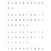 也字工厂蜡笔体
