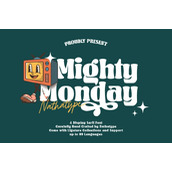 Mighty monday字体