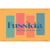 Fusskia字体