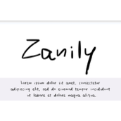 Zanily字体