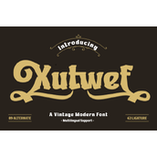 Xutwef trial字体
