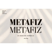 Metafiz字体