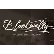 Blookwelly字体