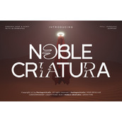 Noble criatura字体