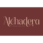 Alchadera字体