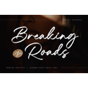 Breaking road字体