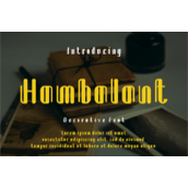 Hambalant字体