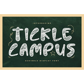 Tickle campus字体