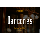 Barcones字体