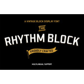 Rhythm block字体