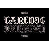 Tf caredog字体