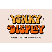 Yonky display字体