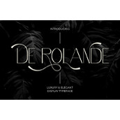 De rolande字体