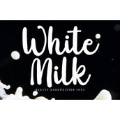 White milk字体