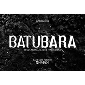 Batubara字体的