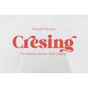 Cresing字体