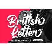 British letter字体