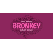 Bronkey only字体