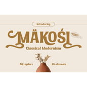 Makos itrial字体