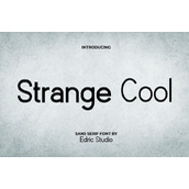 Strange cool字体