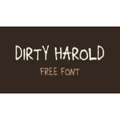 Dirty harold字体