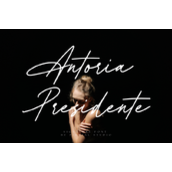 Antoria presidente字体