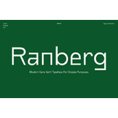 Ranberg字体