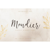 Mondier字体