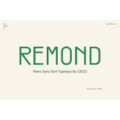 Remond字体