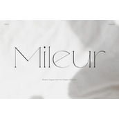 Mileur字体