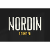 Nordin rounded字体