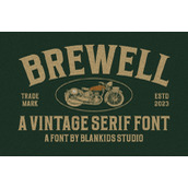 Brewell字体