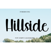 Hillside字体