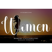 Women字体