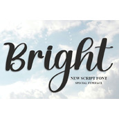 Bright字体
