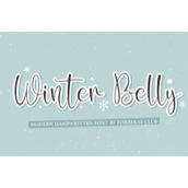 Winter belly字体