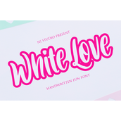 White love字体