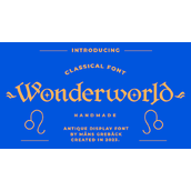 Wonderworld字体