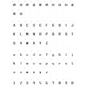 上首扑克体
