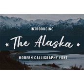 The alaska字体