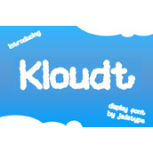 Kloudt字体